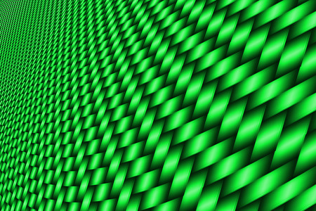 green curve carbon fiber on the black shadow. car accessories.  background and texture.の写真素材