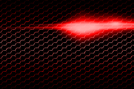 red and black and silver metallic mesh background and texture.の写真素材