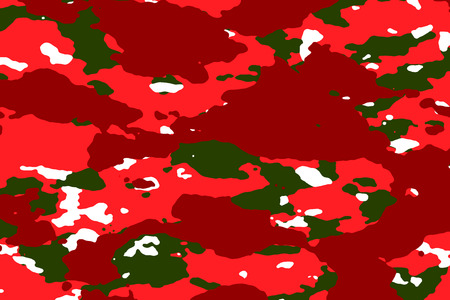 red and green camouflage pattern background and texture. close-up. illustration.の写真素材