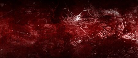 red and black scratch metal background and texture. illustration. extreme widescreen ratio.の写真素材