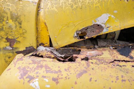 Old cars that rust and decayの写真素材
