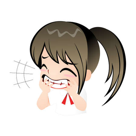 girl laugh vector cartoon clipart anime cute character cartoon model emotion illustration drawing kawaii manga design idea  download artのイラスト素材