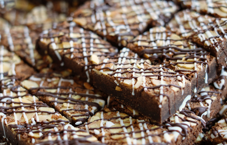 Chocolate browniesの写真素材