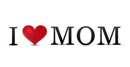 i love momの写真素材