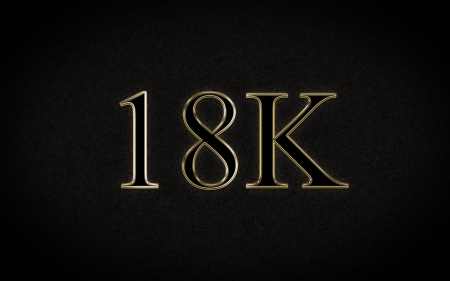 18K Goldの写真素材