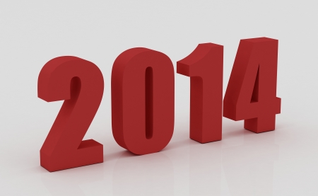 New year 2014の写真素材