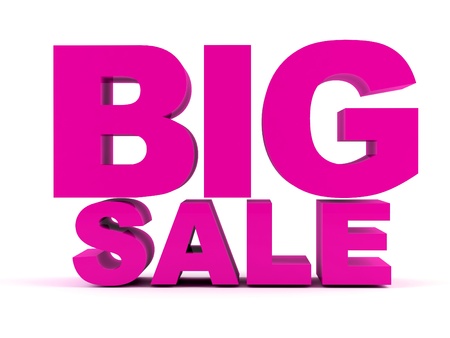 Big Saleの写真素材