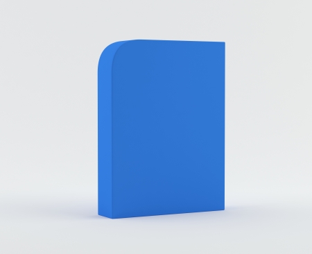 Blue Software boxの写真素材