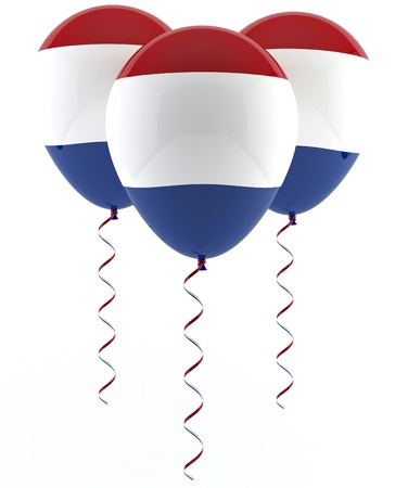 Dutch flag balloonの写真素材