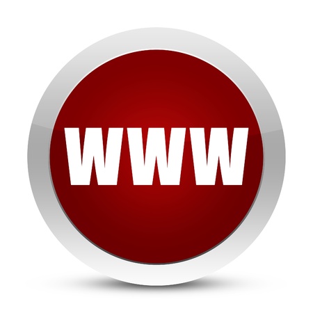 www glossy buttonの写真素材