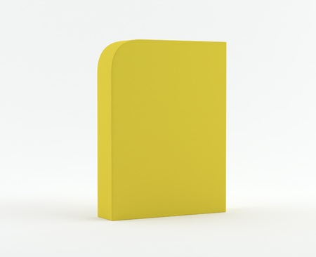 Software Box - Yellowの写真素材