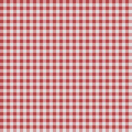 Seamless checkered Gingham pattern - Red and Whiteの写真素材