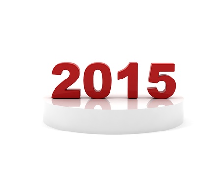New year 2015の写真素材