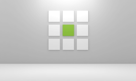 Room with canvasの写真素材