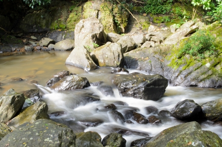 Pa la u waterfall west of Hua Hinの写真素材