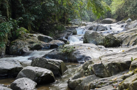 Pa la u waterfall west of Hua Hin