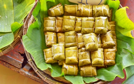 Bananas with Sticky Rice