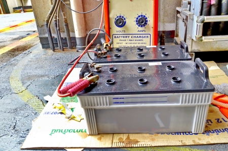 battery chargerの写真素材