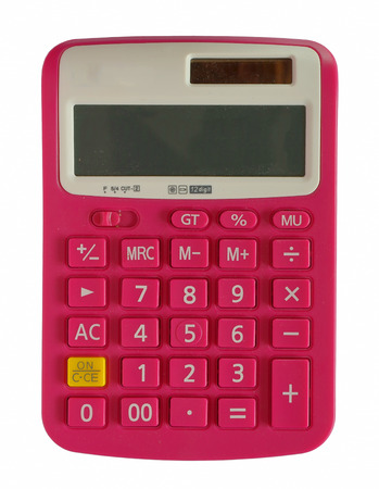 Calculator pink color.の写真素材