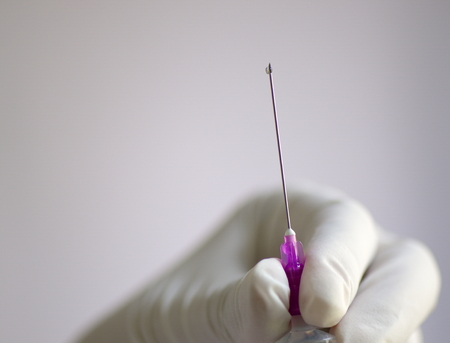 Needle injection.の写真素材