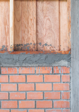 brick of building construction houseの写真素材