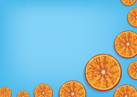 fresh fruit and vegetable background vector for wallpaperのイラスト素材