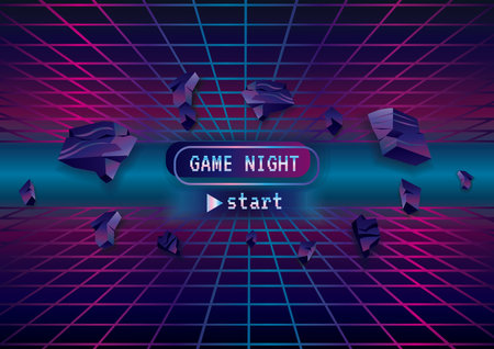 Game zone game icon background vectorのイラスト素材