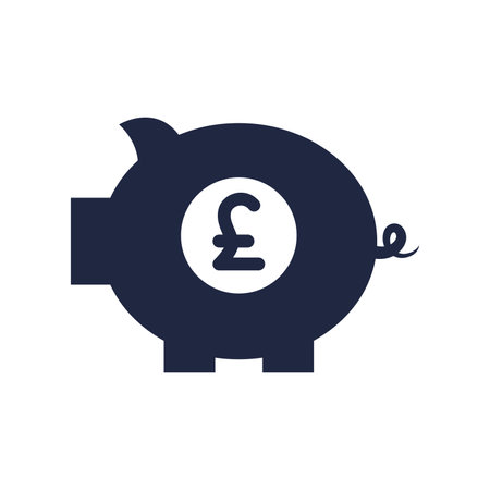 blue and white isolate business financail flat icon elements vectorのイラスト素材