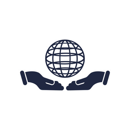 blue and white isolate business financail flat icon elements vectorのイラスト素材