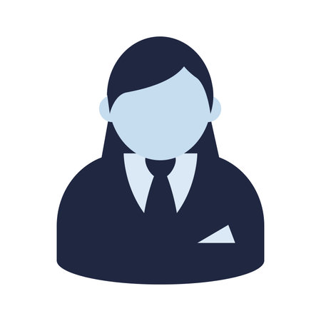 blue and white isolate business financail flat icon elements vectorのイラスト素材