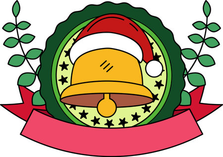 logotype icon of A Christmas bellのイラスト素材