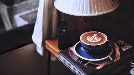Hot mocha with vintage vibesの素材