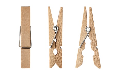 wooden clothes pin with Path