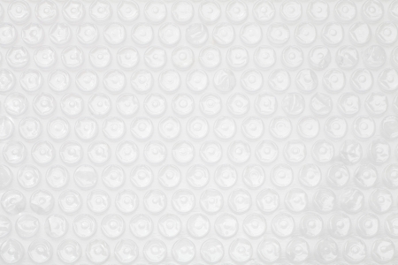 The packaging air bubble seamlessly close-up