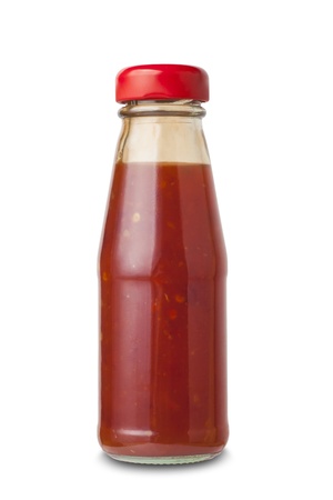 bottle of ketchupの写真素材
