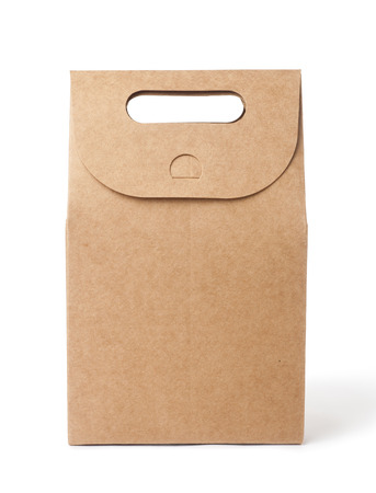 brown paper bagの写真素材