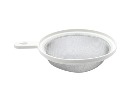 Metal sifter isolated on white background