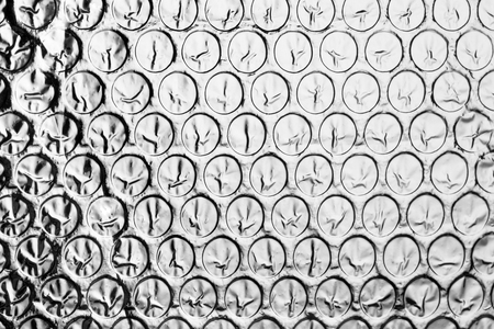 Silver sunshade texture backgroundの写真素材