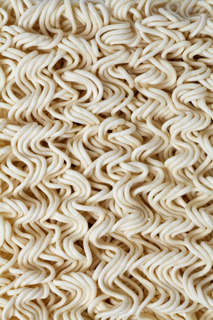 Close-up of instant noodles, Food backgroundの写真素材