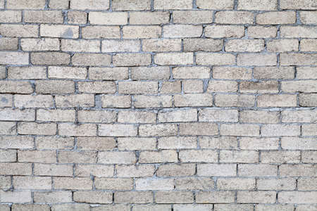 Gray brick wall texture backgroundの写真素材