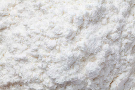 heap of wheat flour. close-up