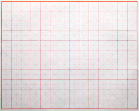 Red checkered paper texture background. Chinese calligraphy paper.