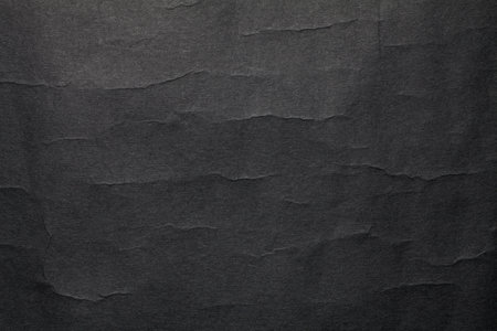Old black paper texture background. Close-up.の写真素材