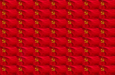 Soviet flag for backgroundの写真素材
