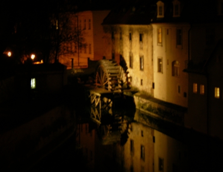 Detailed view of the night street with lamp and shadows, closeupの写真素材