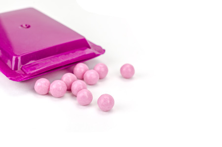 Lozenges isolated on white background