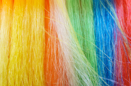 Colorful plastic rope for background.の写真素材