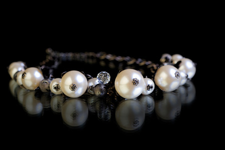 pearl necklaceの写真素材