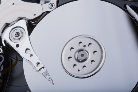 hard disk with moving head.の写真素材