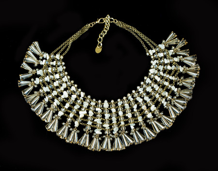 color plastic  necklaceの写真素材